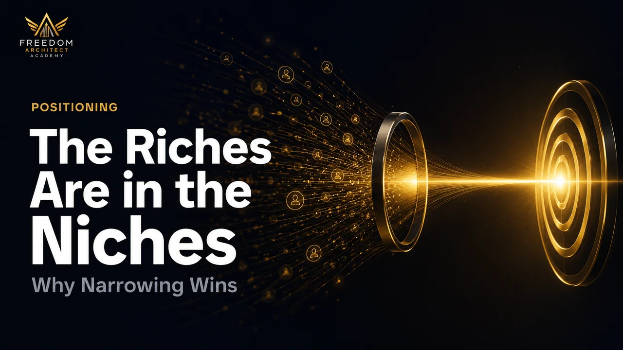 The Riches Are in the Niches — Why Narrowing Wins